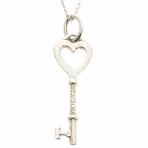Tiffany & Co. heart key necklace